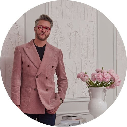 Jacu Strauss, creative director at Lore Group and designer of the new Flower Collector’s Suite at the Pulitzer Amsterdam,